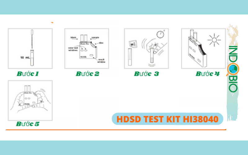 cách kiểm tra nồng độ sắt trong nước với bộ test sắt thang trung Hi38040